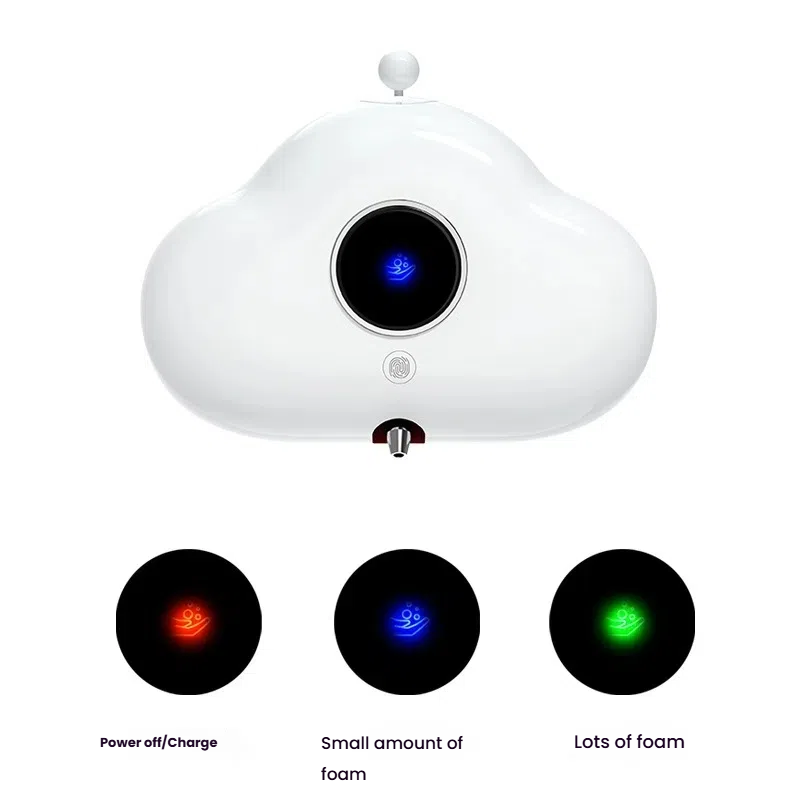 White Cloud 240 ml Infrared Sensing USB Automatic Soap Dispenser