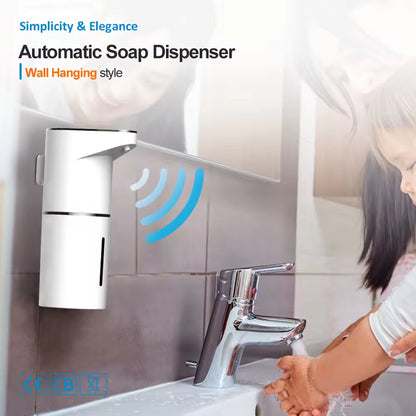 Wall Mount Sensor Automatic Liquid Soap Dispenser For Kitchen Bathroom