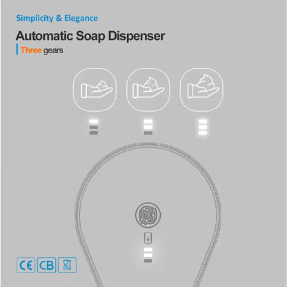Wall Mount Sensor Automatic Liquid Soap Dispenser For Kitchen Bathroom