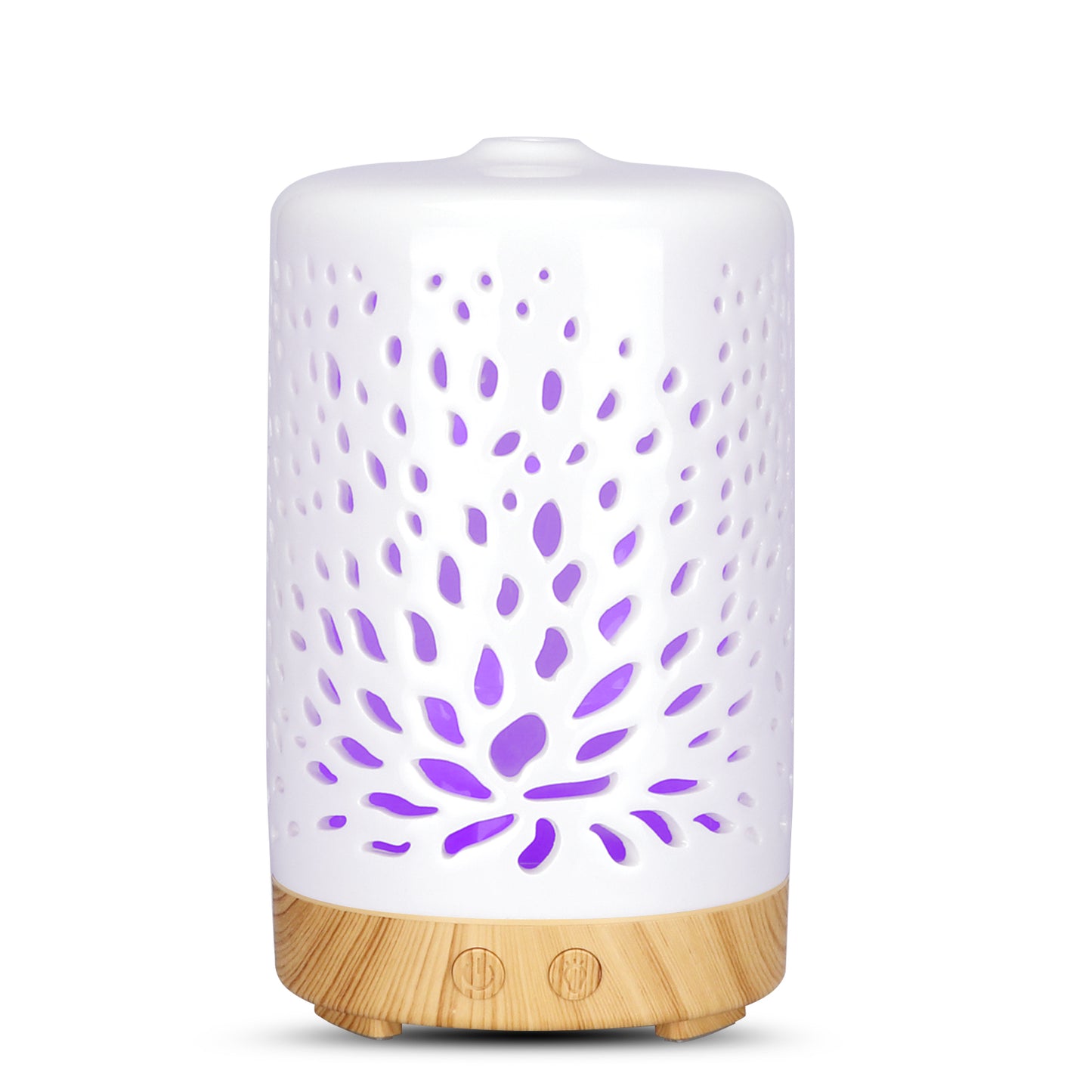 Essential Oil Diffuser Ceramic Diffuser 100 ml Timers Night Lights and Auto Off Function Home Office
